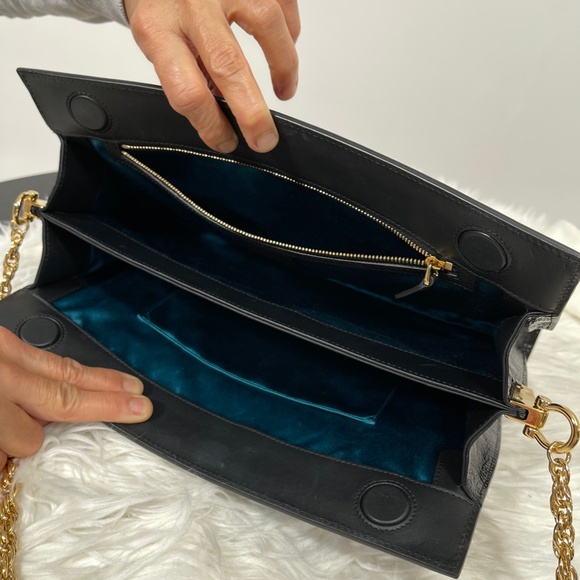 Gucci Ophidia Red Suede Chain Shoulder Bag - Picture 9 of 14